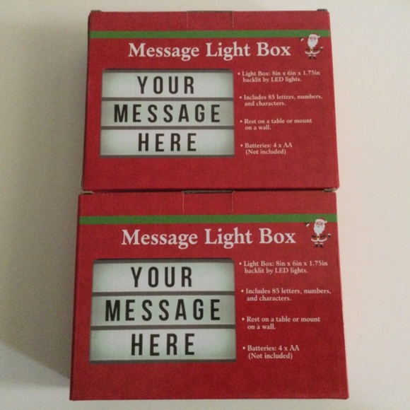 Customizable LED Message Lightbox; 85 letters, numbers, and symbols NOS … - Picture 3 of 5